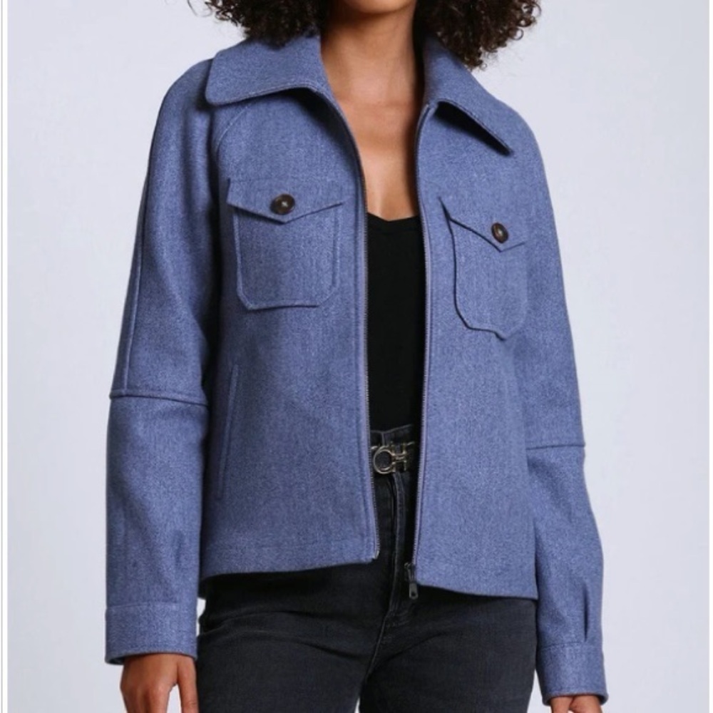Avec Les Filles Full Zip Relaxed Utility Jacket